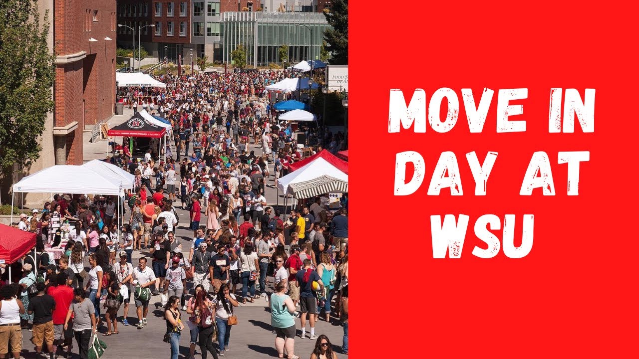 Move In Day At Washington State University YouTube