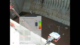 RF test from ship's deck to cargo hold