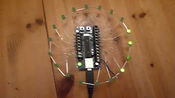 CNCDudez Testing USB-Pic 18F2550 Interface  ports with LEDS