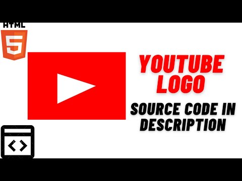 How to make YouTube Logo using HTML,CSS3 and JAVASCRIPT | Source Code in Description