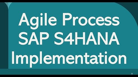 agile process in sap | agile methodology in sap | project management in sap | scrum process in sap