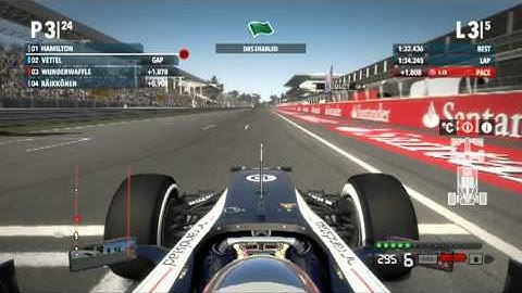 F1 2012 Demo - Monza no Assist