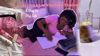 Day in my Life as a Nigerian student || Living alone || Chill and aesthetic vlog