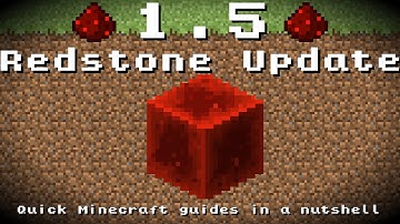 Minecraft 1.5 - All new Blocks and Items Recipe. (Redstone Update)