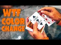 The weirdest color change  magic tutorial easy