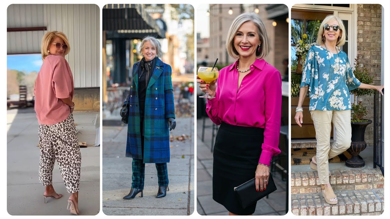 Естественные пожилые женщины старше 50 60 70 лет | Красивые пожилые женщины в элегантной моде #49