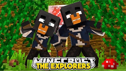 Minecraft - THE EXPLORERS GET LOST - Find the Button Change Custom Map Little Baby Max