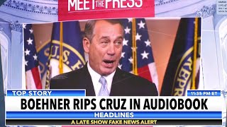 John Boehner Tries Narrating Audiobooks John Boehner Tries Narrating Audiobooks