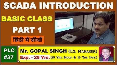 SCADA TRAINING - MOTOR ON / OFF | IN HINDI BY GOPAL SIR | PLC PROGRAMMING | P37