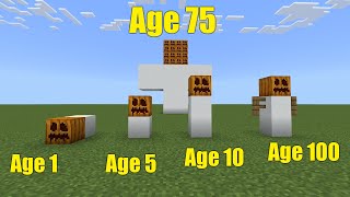 ALL Snow Golems from Age 1 to 100
