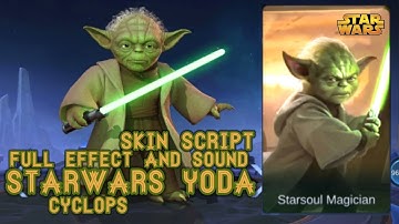 [Star Wars] Cyclops as Yoda Skin Script | Full Effects and Sounds | No Password