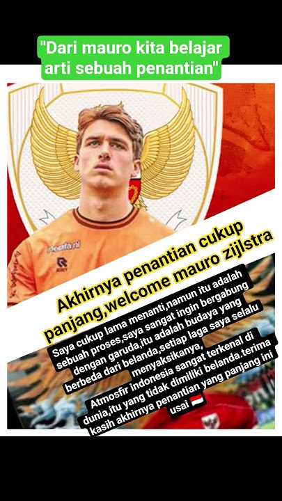 Terharu akhir sebuah penantian maurozijltra#maurozijlstra #naturalisasi #timnasindonesia
