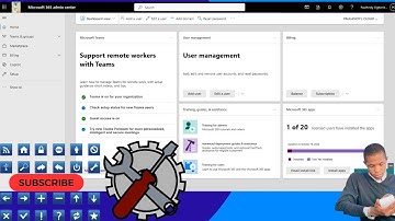 M365 Admin Center Interface Navigation