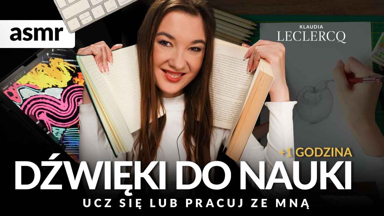 DŹWIĘKI DO NAUKI LUB PRACY +1 GODZINA ASMR po polsku