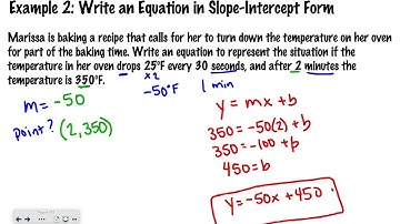 Algebra Concepts Lesson 5-1: Writing Equations in Slope-Intercept Form