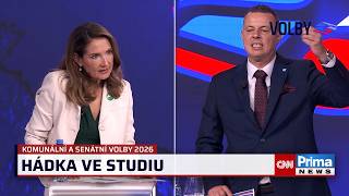 Hádka ve studiu: Asi jste nikdy nepodnikala, řekl Rajchl Svárovské. Jako vy určitě ne, opáčila