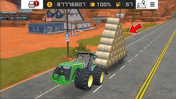 Fs18 Make Round Roll Bales ! Collect Straw | Farming Simulator 18 #fs18