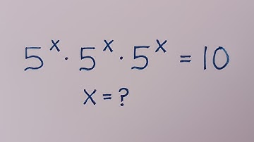 USA Nice Olympiad Exponential Equation | Solve for X