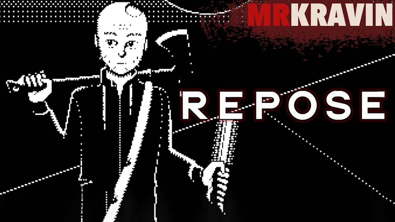 REPOSE - Fantastic Pixelated Black & White Horror Dungeon Crawler, Full Game & Secret Ending