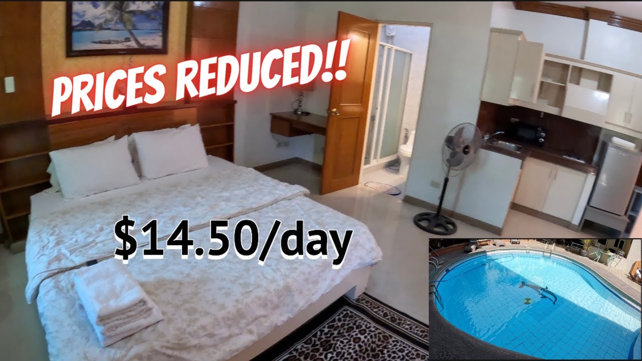 $14/day APARTMENTs NO DEPOSIT no hassle living w/POOL Angeles City #life