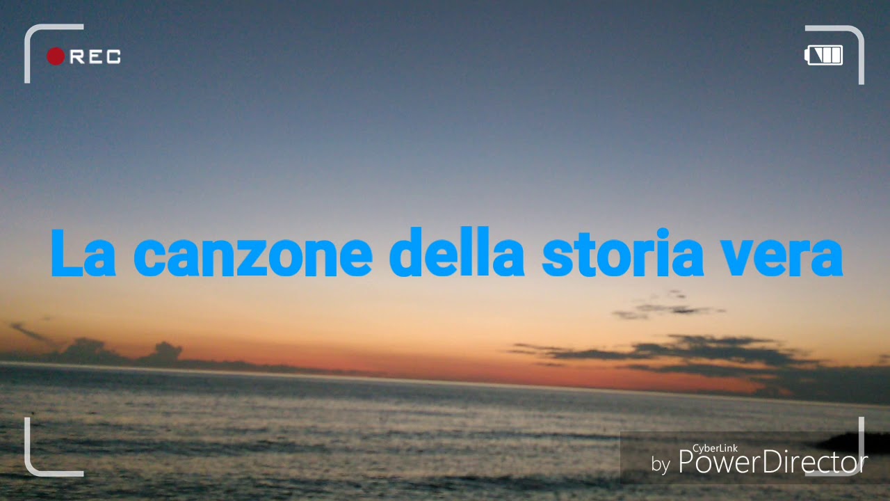 La canzone della storia vera - YouTube