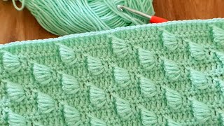 VERY EASY AND UNIQUE CROCHET PATTERN GORGEOUS CROCHET BABY BLANKET STITCHING
