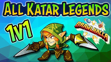 1v1 Games with All Katar Legends • Brawlhalla Diamond Gameplay