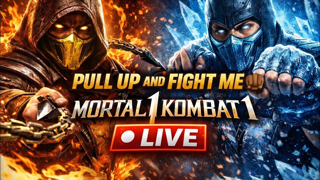 Mortal Kombat 1 LIVE - Pull Up and Fight Me 👊🏾