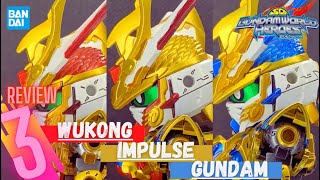 WuKong Impulse Gundam【悟空 脈衝鋼彈】(悟空 インパルスガンダム) 全塗装 SD Gundam World SDW 高達世界 群英集 沙悟淨 豬八戒