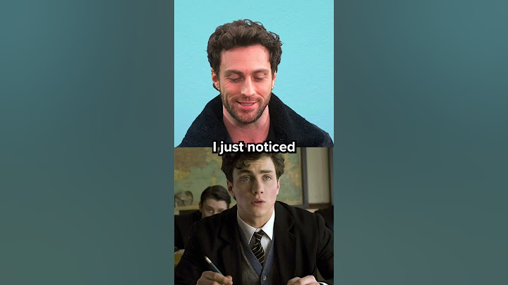 Aaron Taylor-Johnson tries to EYE-dentify himself👀 #shorts