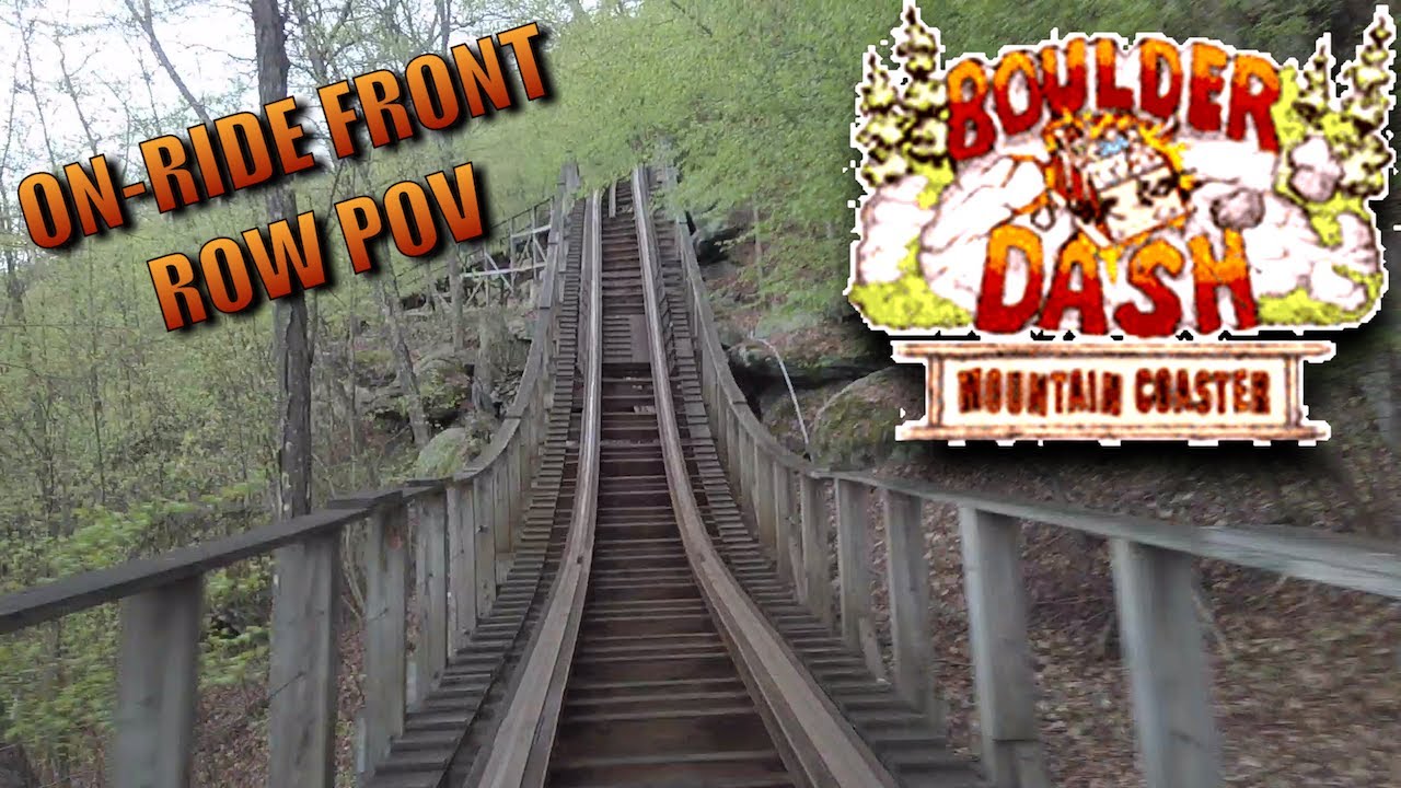 "Lake Compounce" Boulder Dash - On-Ride Front Row POV - 5/6/2018