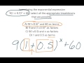 Understanding Expressions and Factors