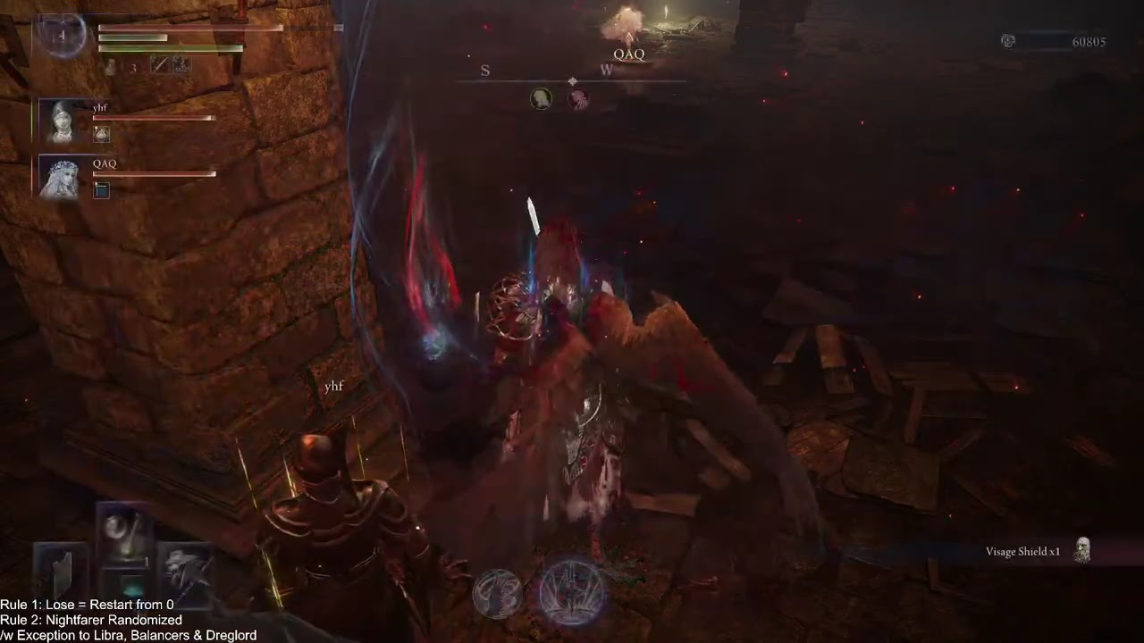 Deep of Night 0-9999 Permadeath Climb Random Trios Run 17