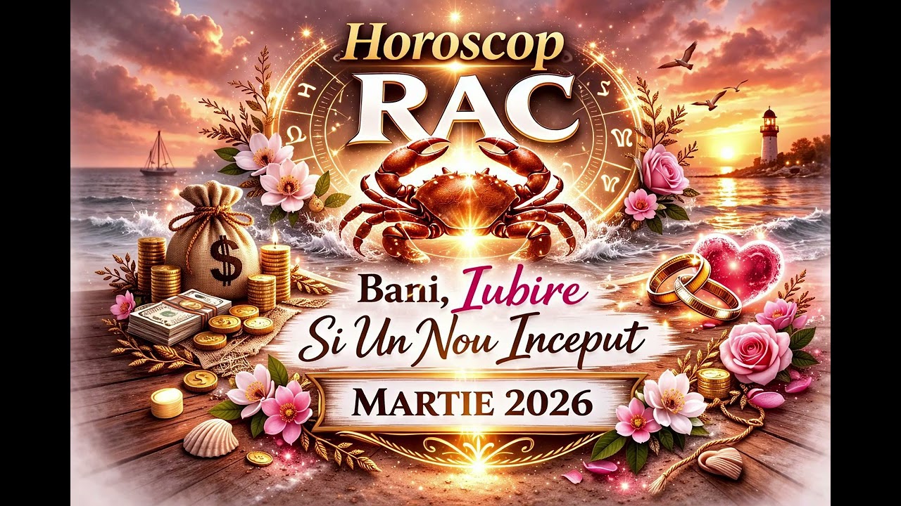♋Horoscop RAC Martie 2026-Bani, Iubire Si Un Nou Inceput