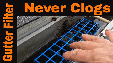 Gutter Filter that never clogs - amazing invention