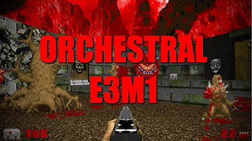 DOOM Gameplay Walkthrough with Orchestral Music E3M1: Hell Keep
