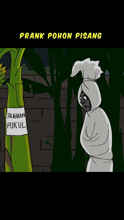 Pocong Bikin Prank Pohon Pisang #shorts