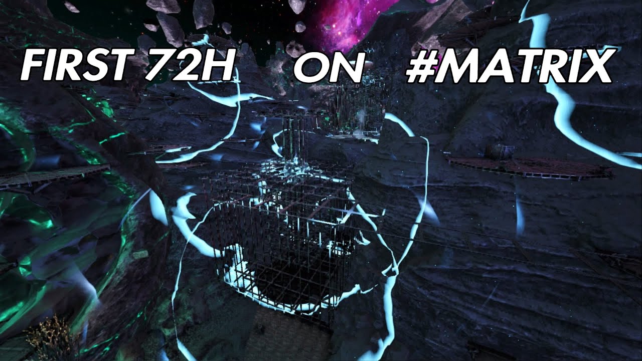 First 72h On #MATRIX | PvP + Base Tour | ARK PS4/PS5 | #RUIN#ARTIC#DOOM ...