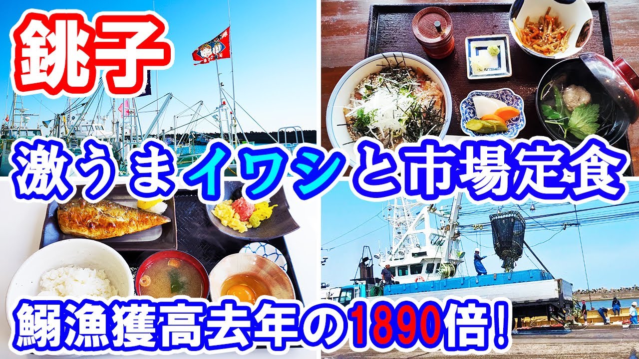【千葉 銚子市の海鮮グルメ】大人気店のイワシ丼と漁協直営店の焼きサバ定食を味わう日帰り旅行。