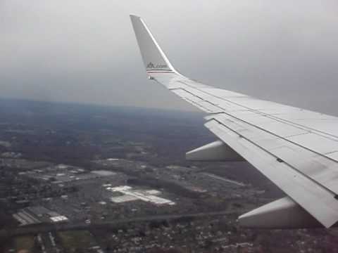 Landing at Bradley International Airport Hartford Connecticut