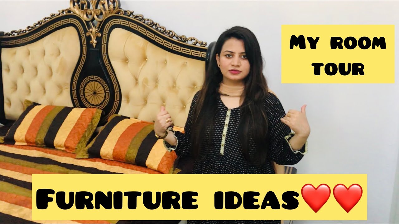 My room tour + furniture ideas In Urdu iqra shahzad ️ ️ YouTube