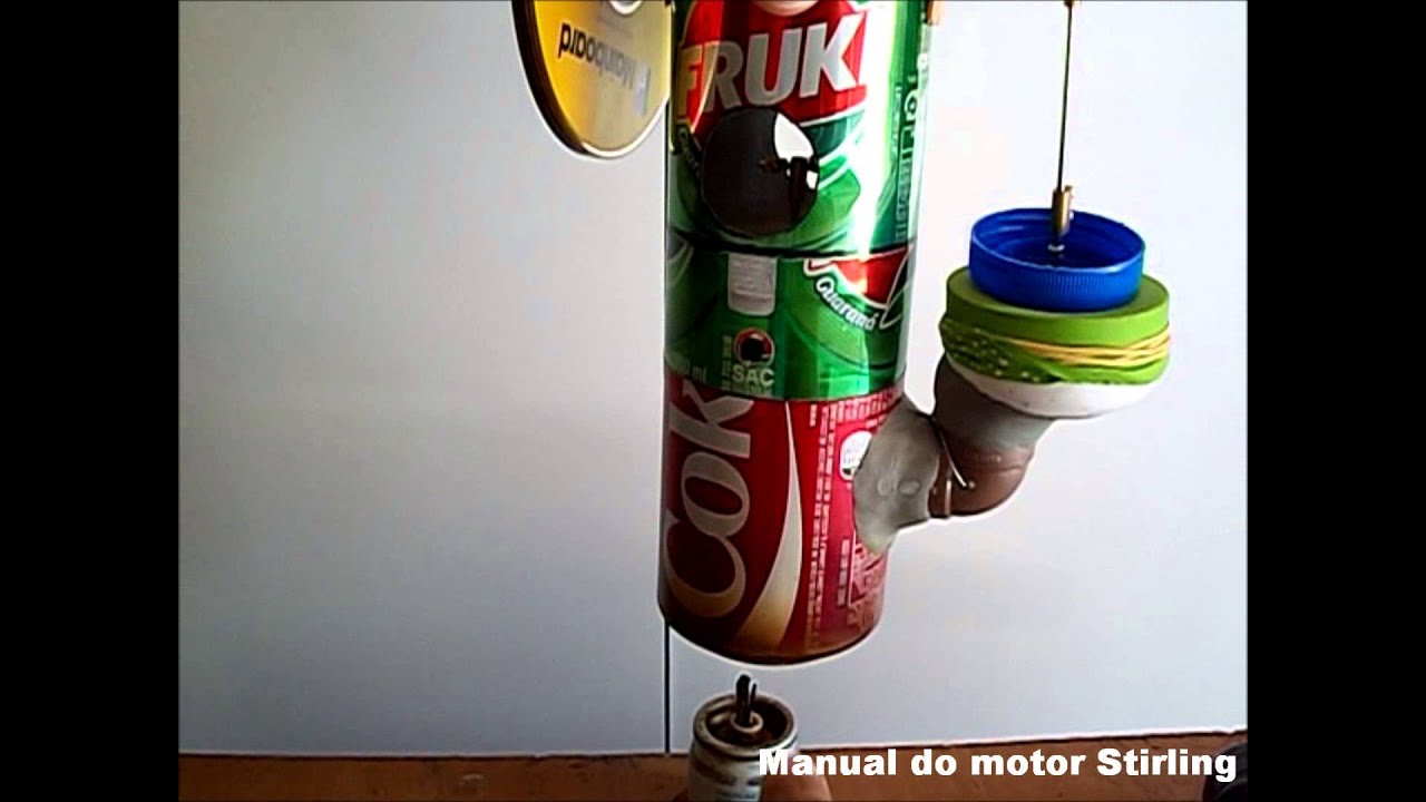 3 Teste Do Motor Stirling Gama Simplificado 1650 RPM 3rd Stirling 3 teste do motor stirling gama simplificado 1650 rpm 3rd stirling