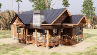 28'x44' (9x13m) Perfect Cottage House | Cozy & Charm !!! by AVN Studio - House Design 9,065 views 2 months ago 8 minutes, 17 seconds