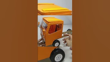 Membuat miniatur truk new manja dari kardus - part 5 #membuatminiatur #diy