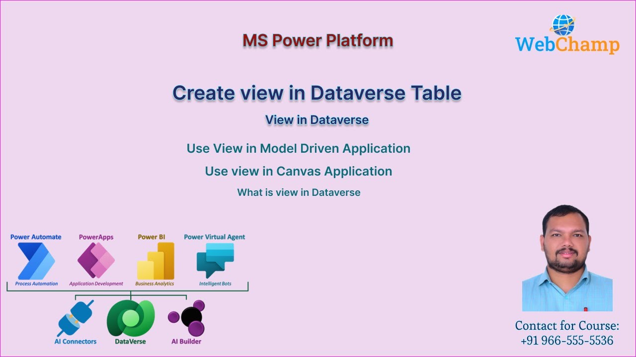 Power Apps 12: How to Create Views in Dataverse and Use Them in Model ...