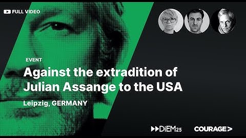Against the extradition of Julian Assange to the USA | Leipzig, Germany