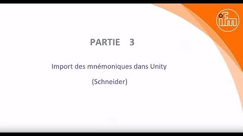 Intégration des Mnémoniques des passerelles AS-i dans un environnement Unity - Partie 3 - 4/4