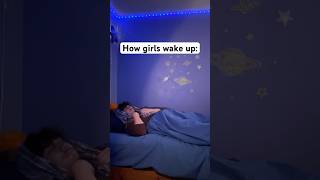 How Girls Wake Up Vs How Guys Wake Up  funny memes relatable drake