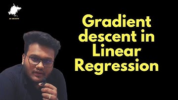 Why we use Gradient Descent in Linear Regression | AI SOCIETY | Sameer Nigam |