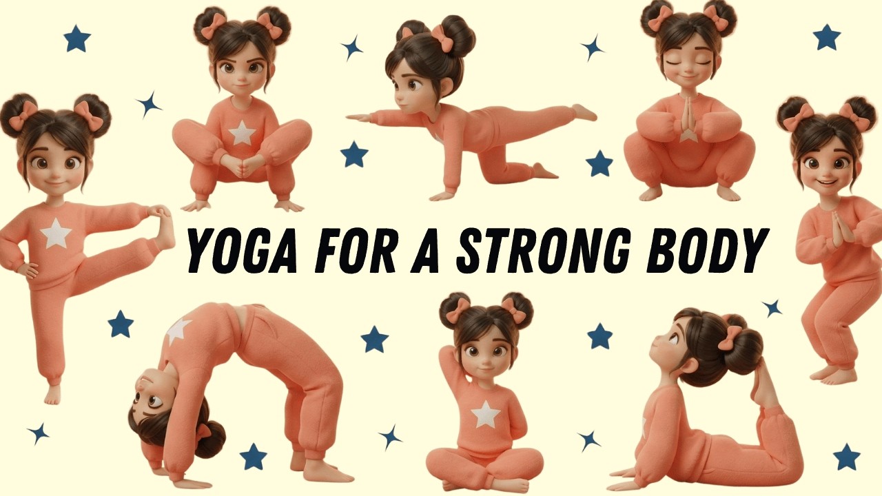 Fun Yoga for Kids 🧘‍♀️ Build Strength & Improve Posture | Yoga with Amy ...